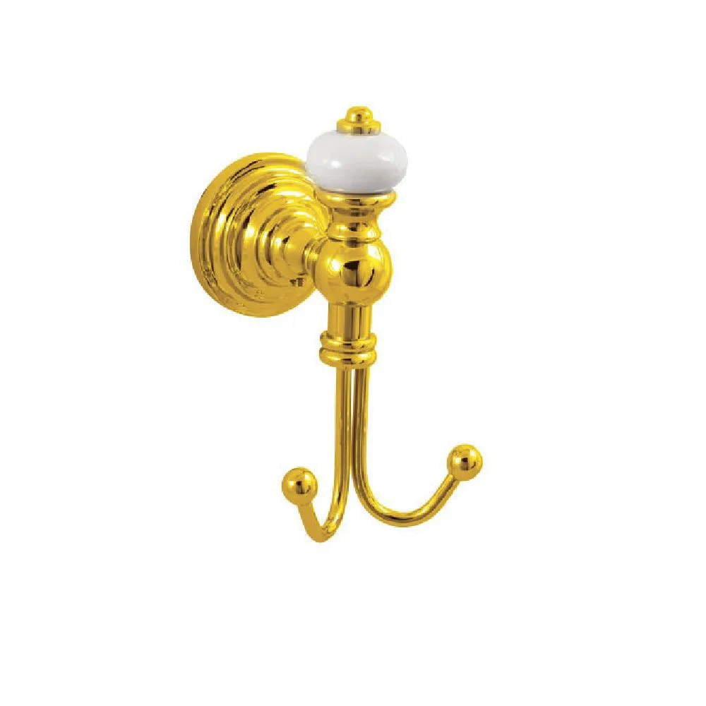 Fym Bagno Fantasia Gold Altın İkili Askılık 7125